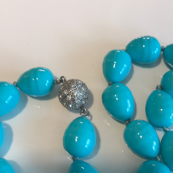 Turquoise Color Necklace - Picture 2 of 2